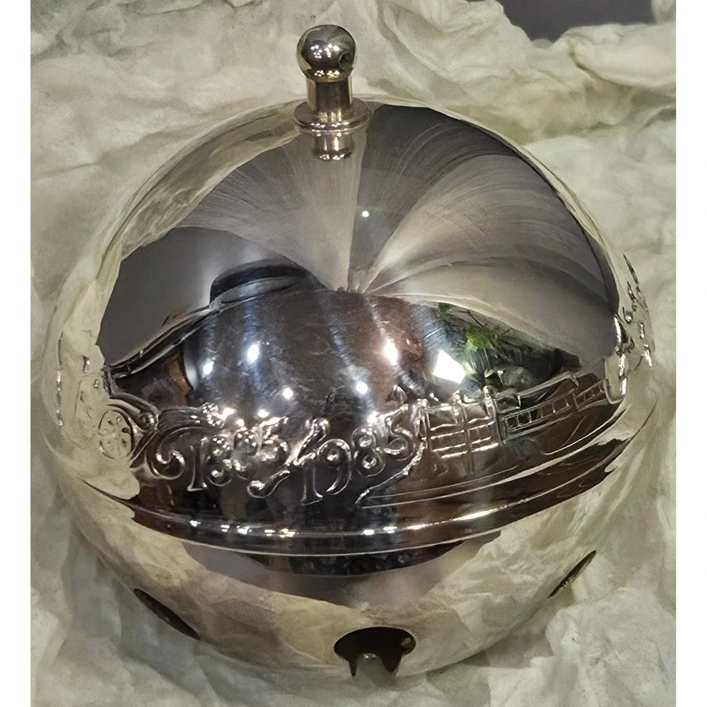 Wallace 1985 Sleigh‎ Silver-Plated  Bell Annual Holiday Collectible  Vintage